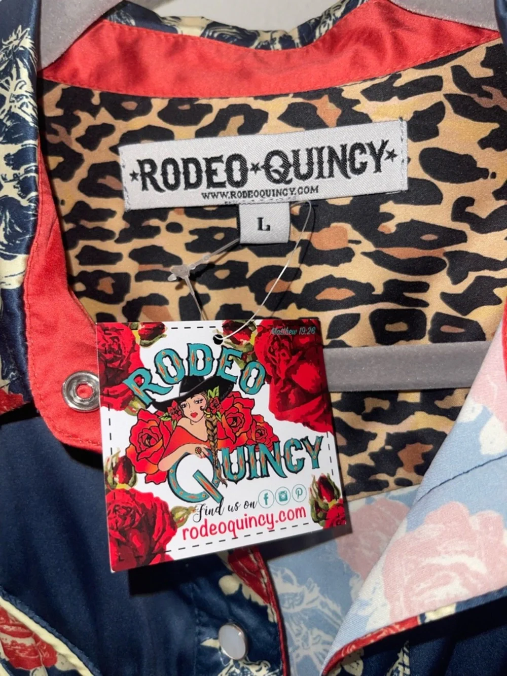 Western pearl snap women’s shirt - Picture 6 of 6